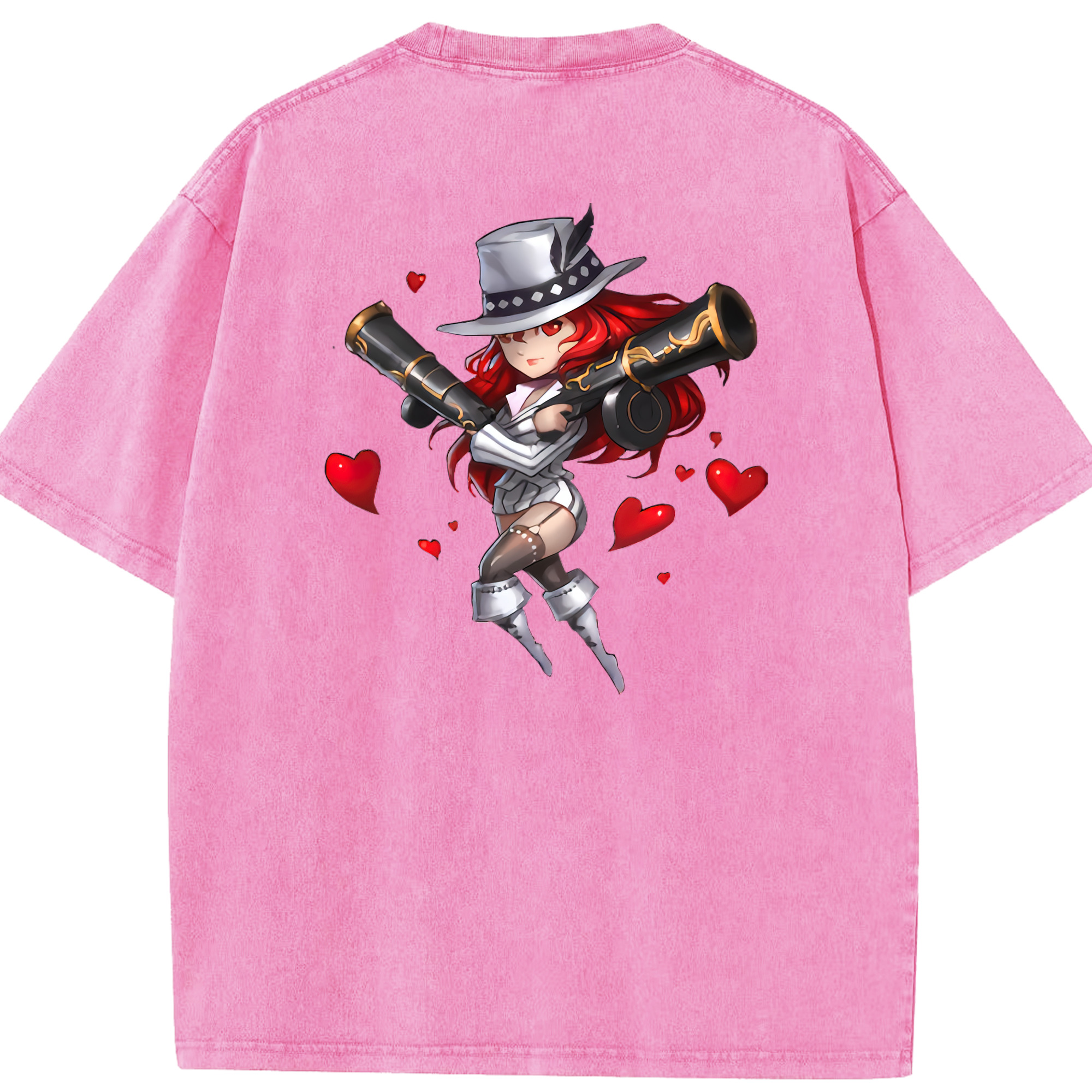 リーグ・オブ・レジェンド League of Legends LOL 綿100% ヴィンテージ風 半袖Tシャツ（背面プリント）